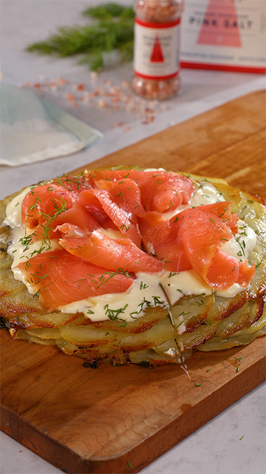 Smoked Salmon Potato Skillet Galette | Diamond Crystal® Salt Co.