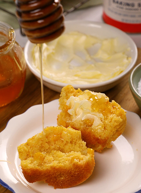 Honey Cornbread Muffins Diamond Crystal Salt Co 